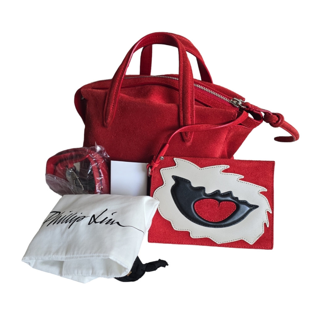 Authentic Phillip Lim Ames Small Patchwork Satche… - image 2